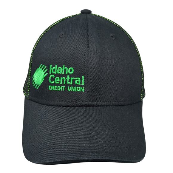 Idaho Central Credit Union Snapback Trucker Hat Multi One Size Colorblock - Picture 1 of 9